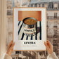 Lentils – on Striped Tablecloth, Canned Vegetables Painting, styled in a charming Paris street view