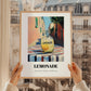 Lemonade – Italian Street Café Scene, Lemonade Illustration, styled in a charming Paris street view