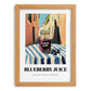 Blueberry Juice – Italian Café on the Corner, Lemonade Poster, set in oak frame