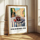 Strawberry Jam – Italian Urban Café Scene, Jam Painting