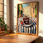 Strawberry Jam – Italian Urban Café Scene, Jam Painting, clean layout with no caption