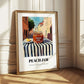 Peach Jam – Italian Street Café Scene, Jam Poster