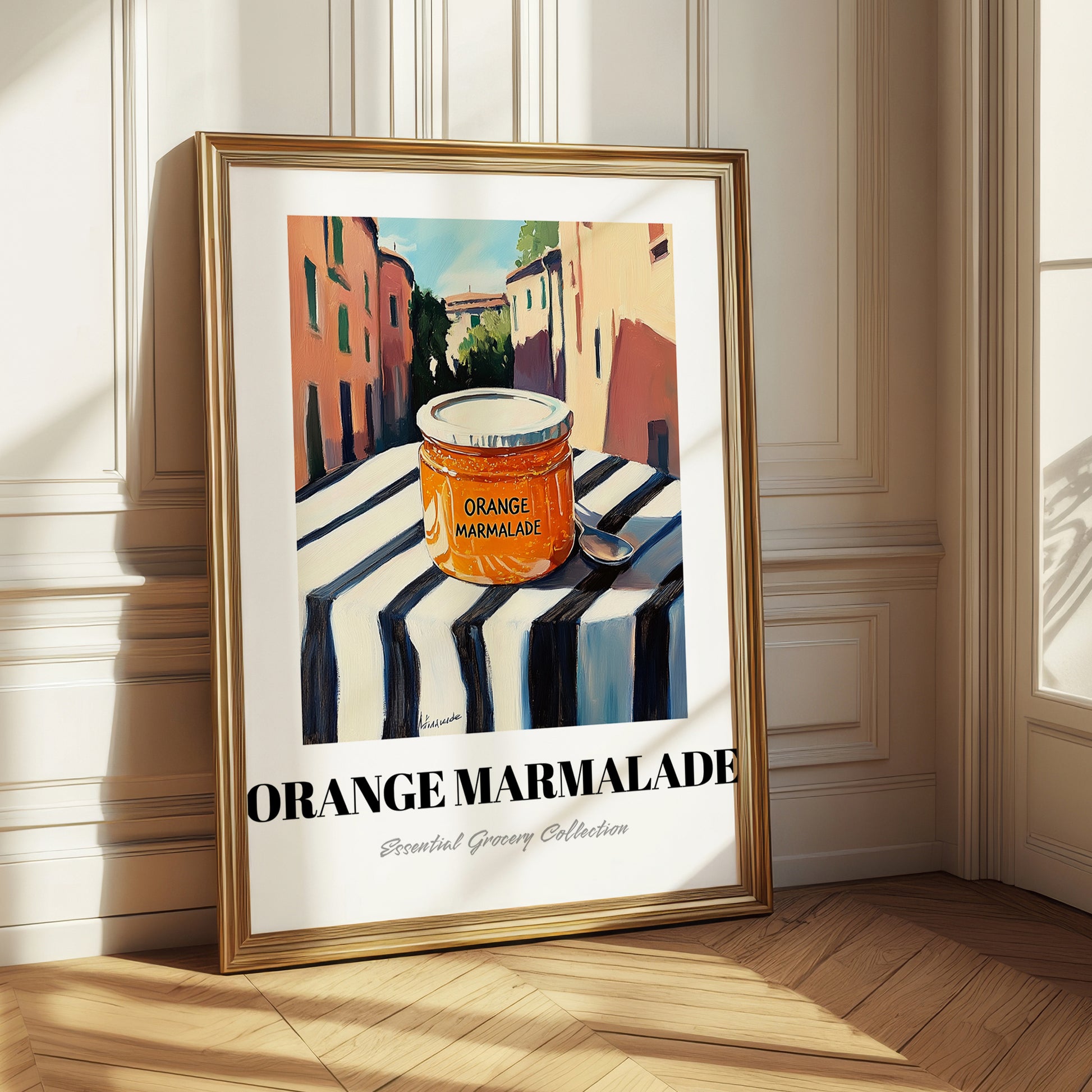 Orange Marmalade – Italian Café on the Corner, Jam Poster