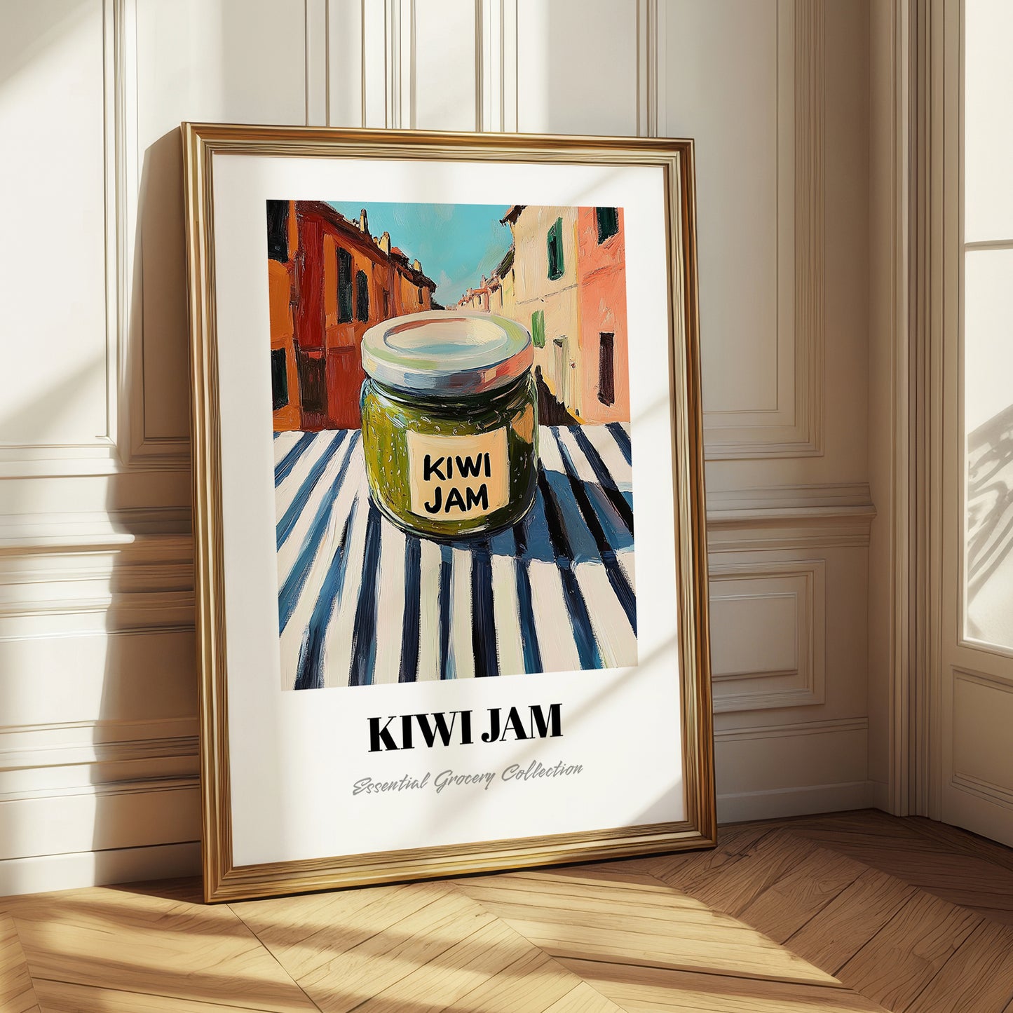 Kiwi Jam – Italian Street Café Scene, Jam Print