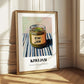 Kiwi Jam – on Striped Tablecloth, Jam Wall Decor