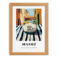 Sea Salt – Italian Café on the Corner, Spices Painting, set in oak frame