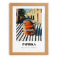 Paprika – Italian Street Café Scene, Spices Still Life, set in oak frame