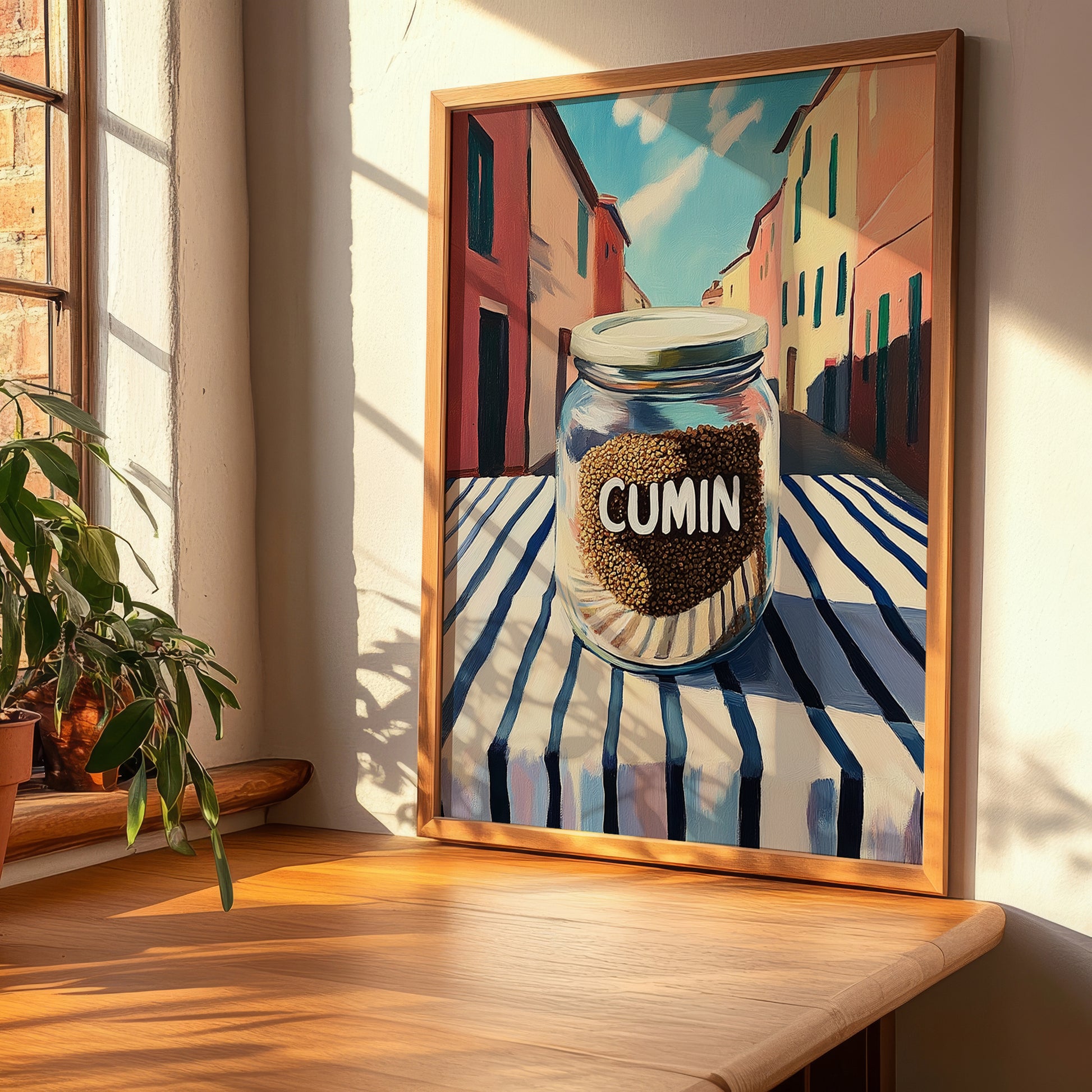 Cumin – Italian Café on the Corner, Spices Wall Decor, clean layout with no caption
