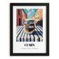 Cumin – Italian Café on the Corner, Spices Wall Decor, in sleek black frame