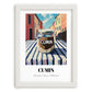 Cumin – Italian Café on the Corner, Spices Wall Decor, placed in minimal white frame