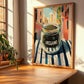 Oregano – Italian Outdoor Café Scene, Spices Still Life, clean layout with no caption