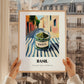 Basil – Italian Outdoor Café Scene, Spices Painting, styled in a charming Paris street view