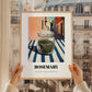 Rosemary – Italian Outdoor Café Scene, Spices Wall Print, styled in a charming Paris street view