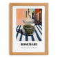 Rosemary – Italian Outdoor Café Scene, Spices Wall Print, set in oak frame
