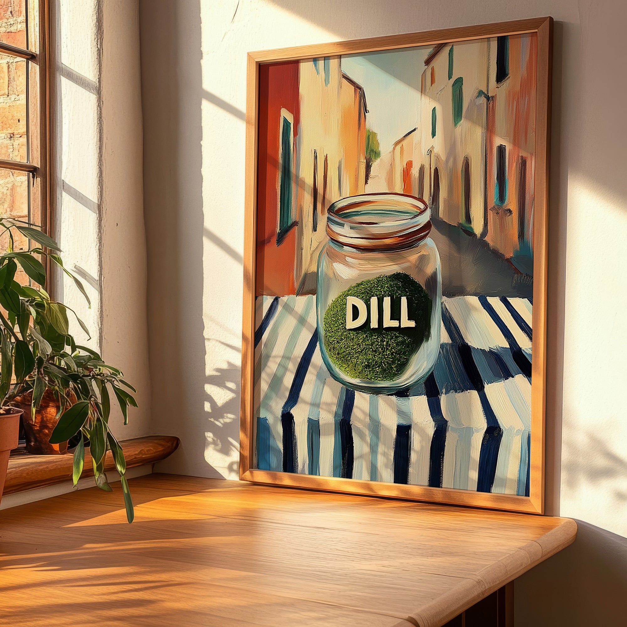 Dill – Italian Café on the Corner, Spices Poster, clean layout with no caption