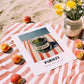 Parsley – on Striped Tablecloth, Spices Wall Decor, unframed on coastal sand