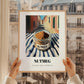 Nutmeg – Italian Street Café Scene, Spices Wall Decor, styled in a charming Paris street view