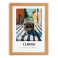 Cloves – Italian Urban Café Scene, Spices Wall Decor, set in oak frame
