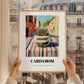 Cardamom – Italian Outdoor Café Scene, Spices Poster, styled in a charming Paris street view