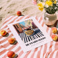 Mustard Seeds – Italian Outdoor Café Scene, Spices Wall Art, unframed on coastal sand