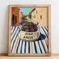 Star Anise – Italian Street Café Scene, Spices Still Life, no-text version framed in wood