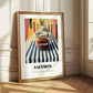 Saffron – Italian Street Café Scene, Spices Painting