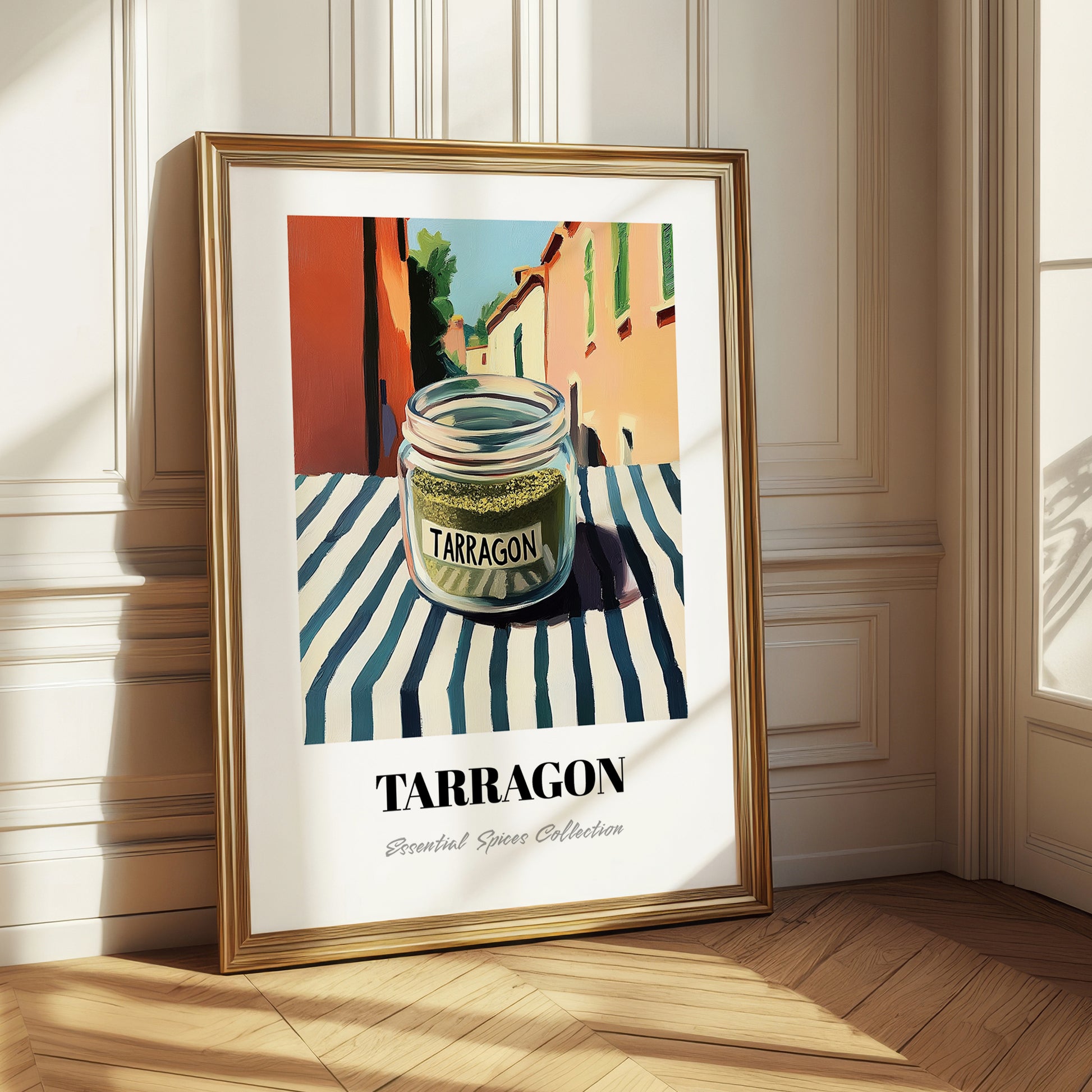 Tarragon – Italian Urban Café Scene, Spices Wall Decor