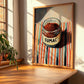 Sumac – on Striped Tablecloth, Spices Print, clean layout with no caption