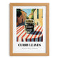 Curry Leaves – Italian Urban Café Scene, Spices Wall Decor, set in oak frame
