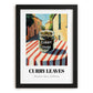 Curry Leaves – Italian Urban Café Scene, Spices Wall Decor, in sleek black frame