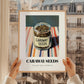 Caraway Seeds – on Striped Tablecloth, Spices Wall Poster, styled in a charming Paris street view