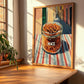 Mace – Italian Outdoor Café Scene, Spices Illustration, clean layout with no caption