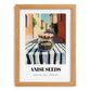 Anise Seeds – Italian Street Café Scene, Spices Print, set in oak frame