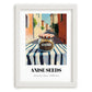 Anise Seeds – Italian Street Café Scene, Spices Print, placed in minimal white frame