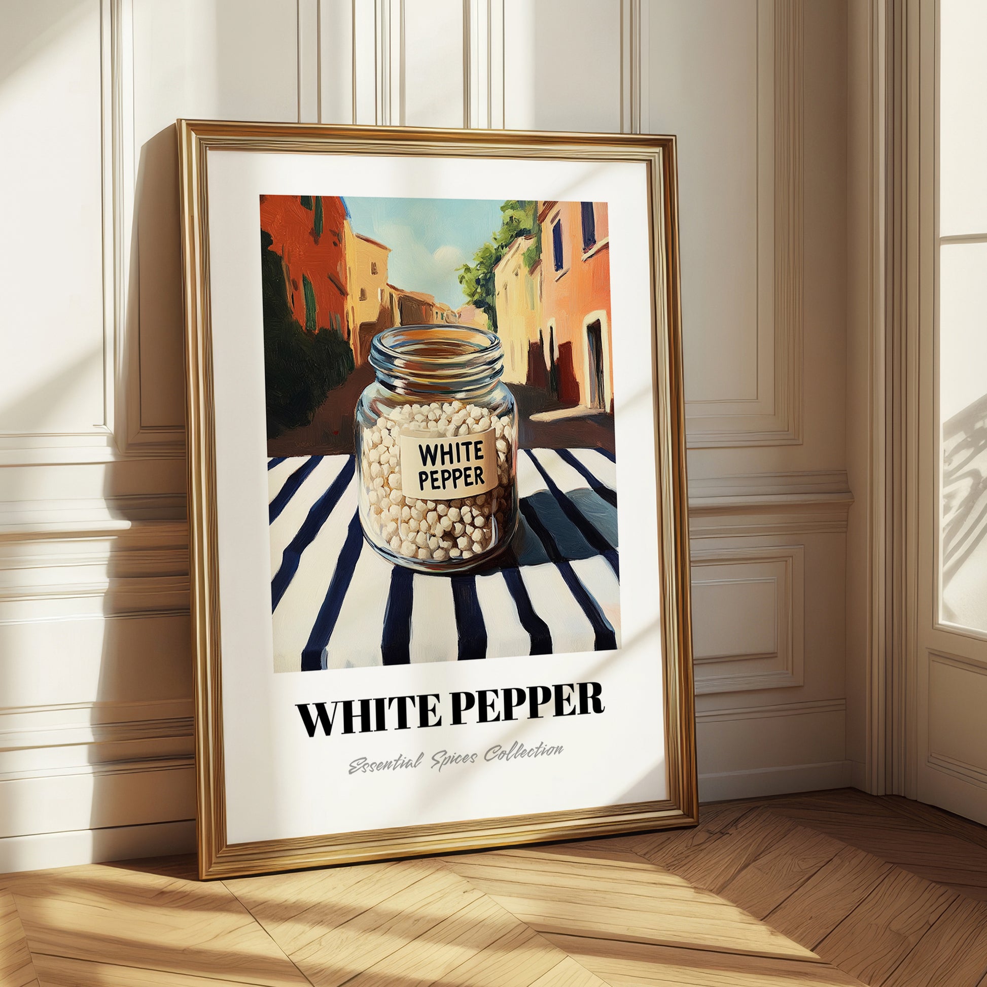 White Pepper – Italian Café on the Corner, Spices Illustration