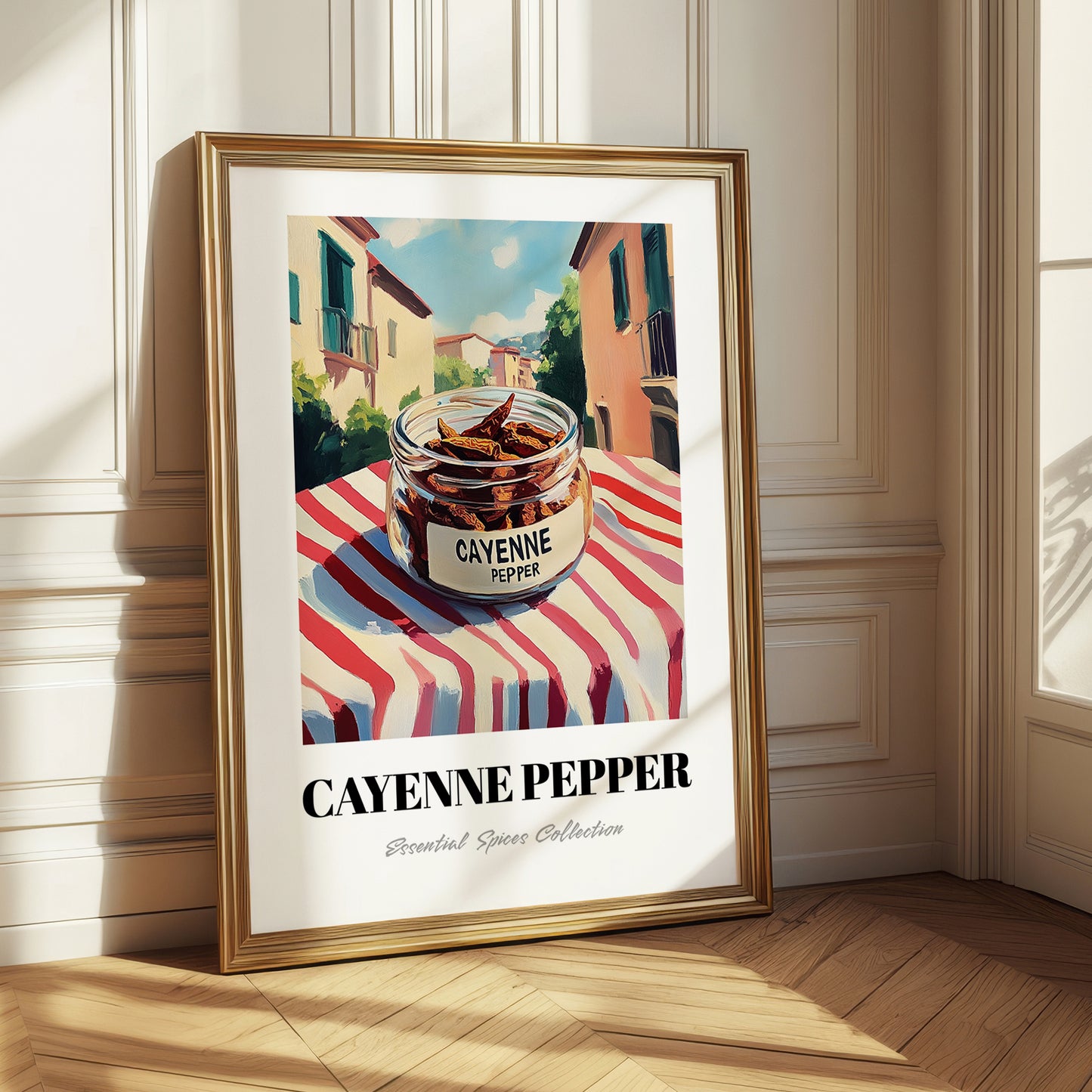 Cayenne Pepper – Italian Café on the Corner, Spices Still Life