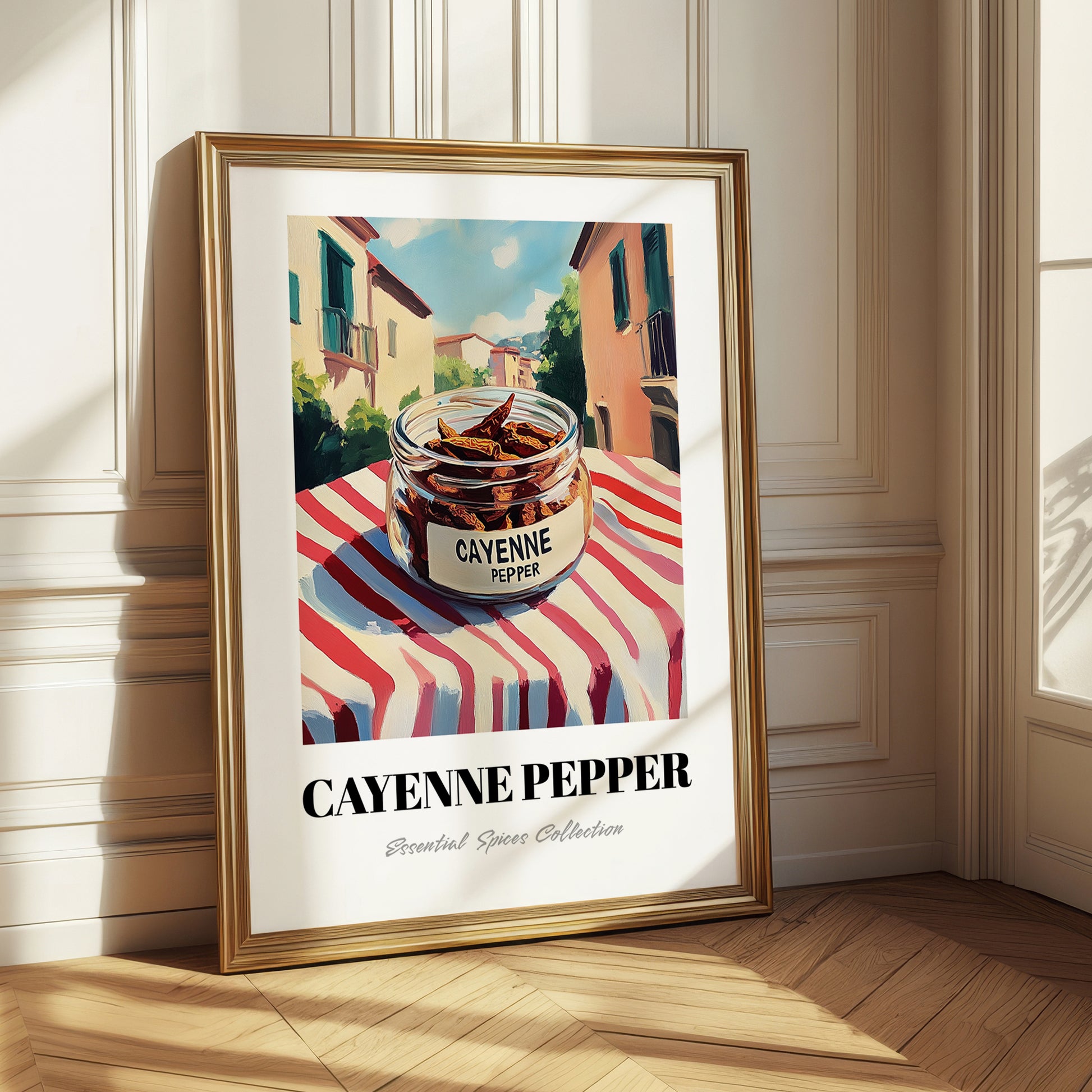 Cayenne Pepper – Italian Café on the Corner, Spices Still Life