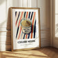 Celery Seeds – on Striped Tablecloth, Spices Poster