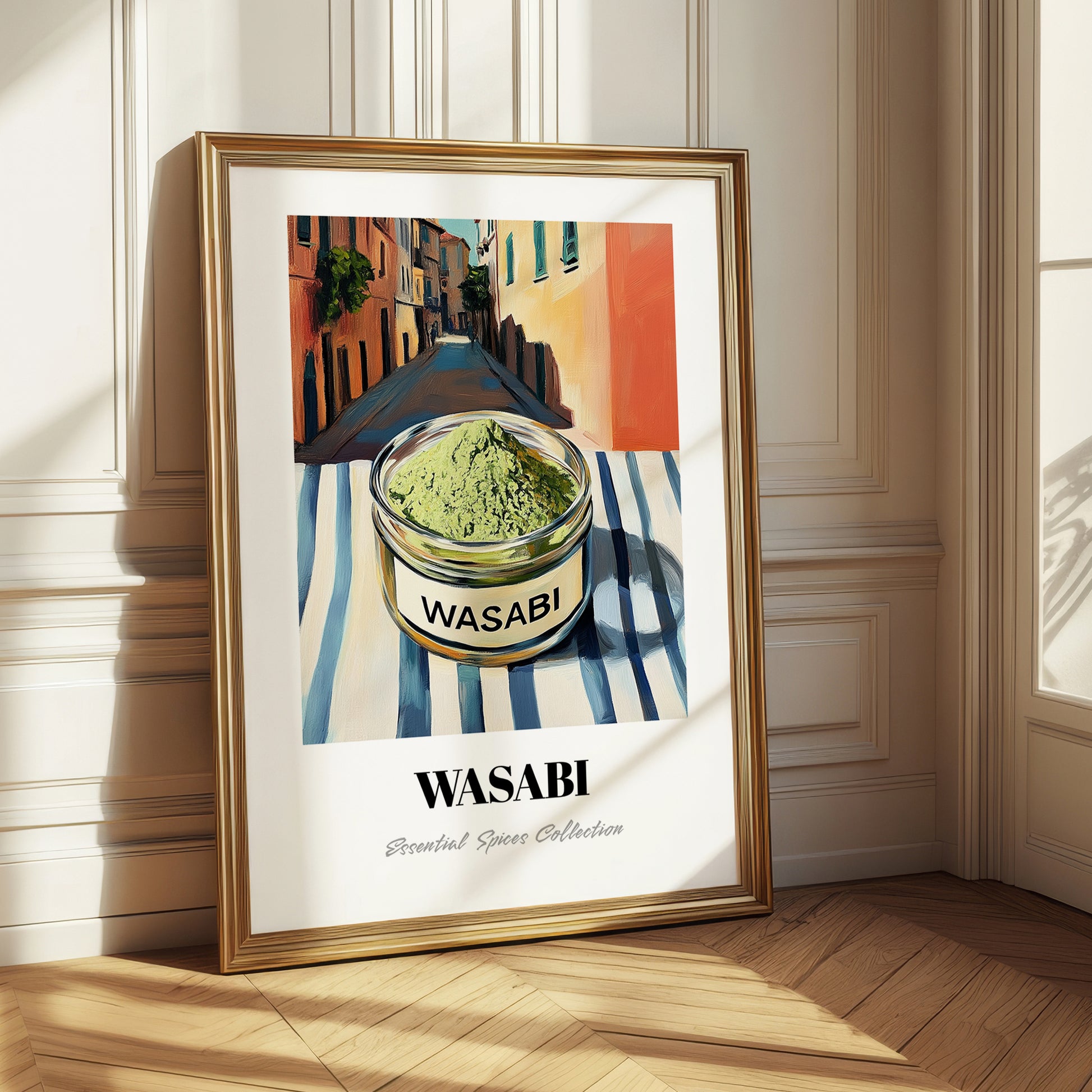 Wasabi – Italian Street Café Scene, Spices Print