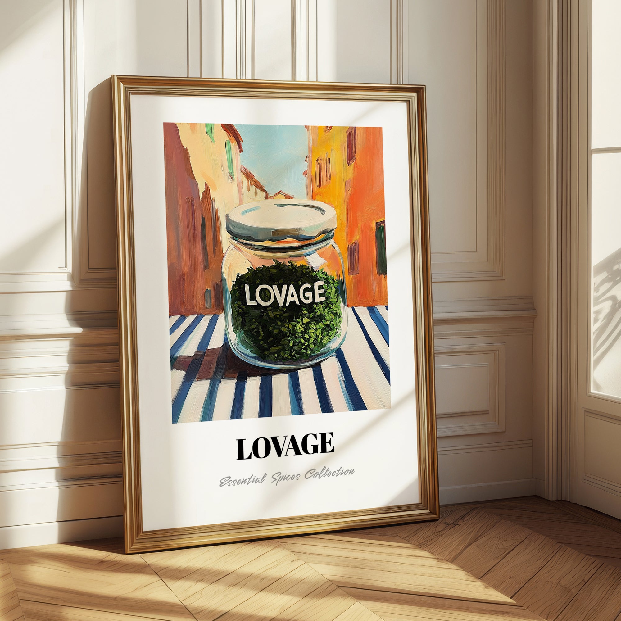 Lovage – Italian Urban Café Scene, Spices Illustration