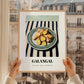 Galangal – on Striped Tablecloth, Spices Still Life, styled in a charming Paris street view