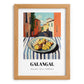 Galangal – Italian Café on the Corner, Spices Poster, set in oak frame