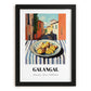 Galangal – Italian Café on the Corner, Spices Poster, in sleek black frame