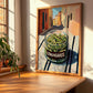 Lemongrass – Italian Street Café Scene, Spices Wall Illustration, clean layout with no caption
