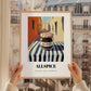 Allspice – Italian Urban Café Scene, Spices Art, styled in a charming Paris street view
