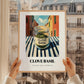 Clove Basil – Italian Urban Café Scene, Spices Illustration, styled in a charming Paris street view