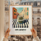 Spearmint – Italian Urban Café Scene, Spices Poster, styled in a charming Paris street view