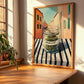 Spearmint – Italian Urban Café Scene, Spices Poster, clean layout with no caption