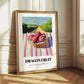 Dragon Fruit – Valley Café Scene, Fruit Poster