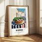 Radish – White village Café on the Corner, Vegetable Poster